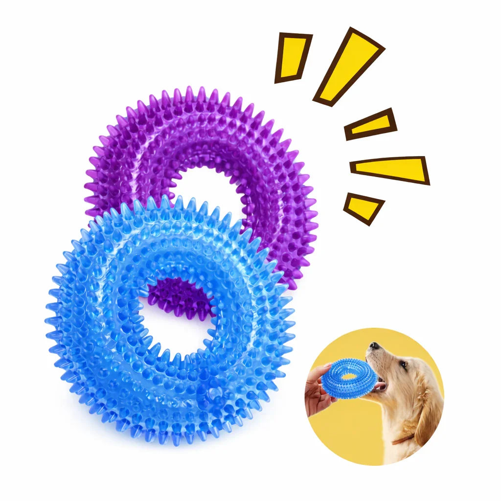 SpikeRing™ Interactive Dental Dog Chew