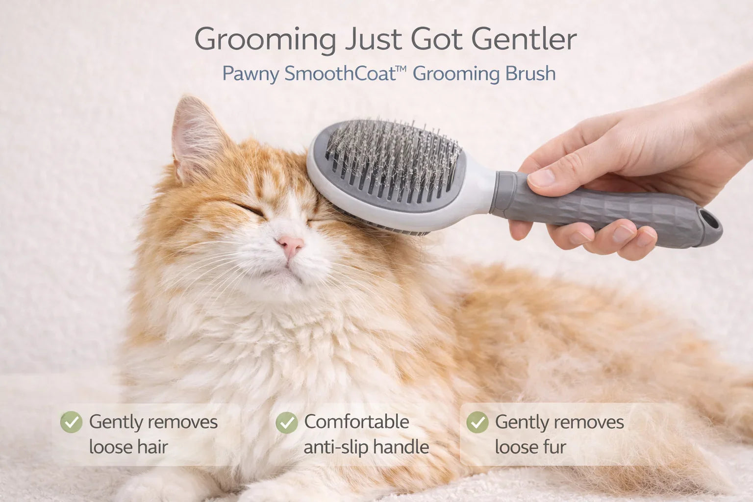 Pawny SmoothCoat™ Grooming Brush