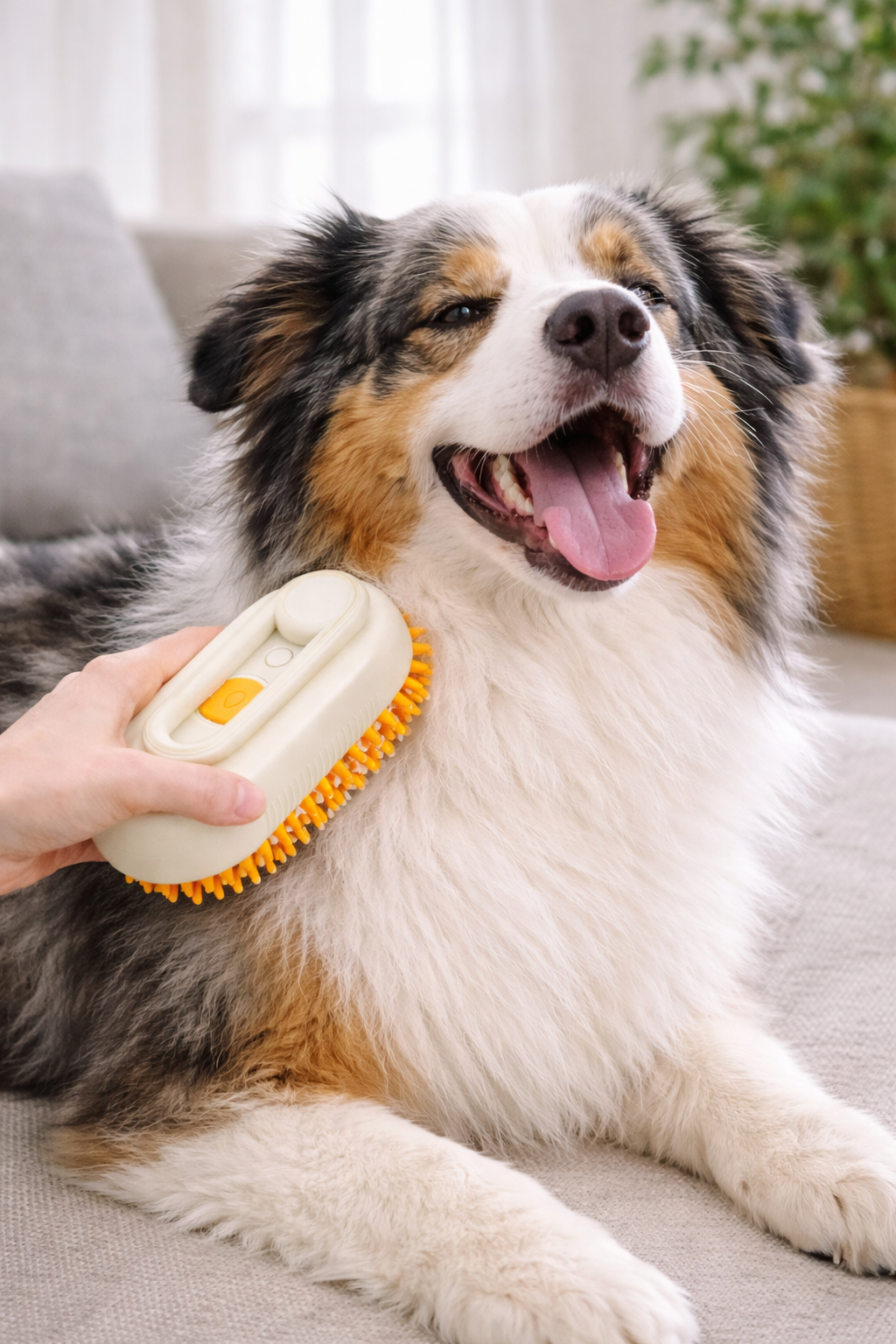 MistEase™ Grooming Brush